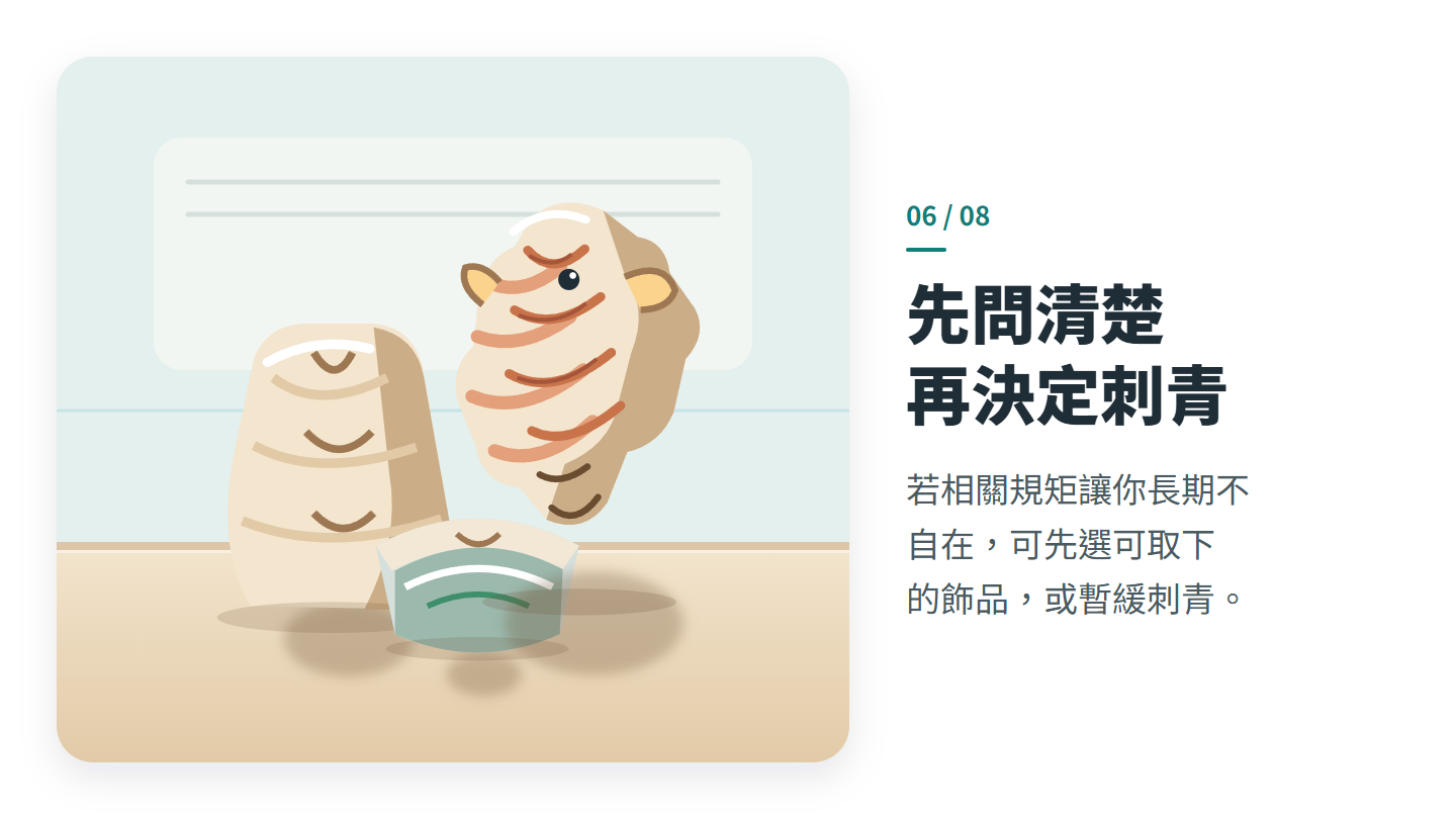 先問清楚 再決定刺青