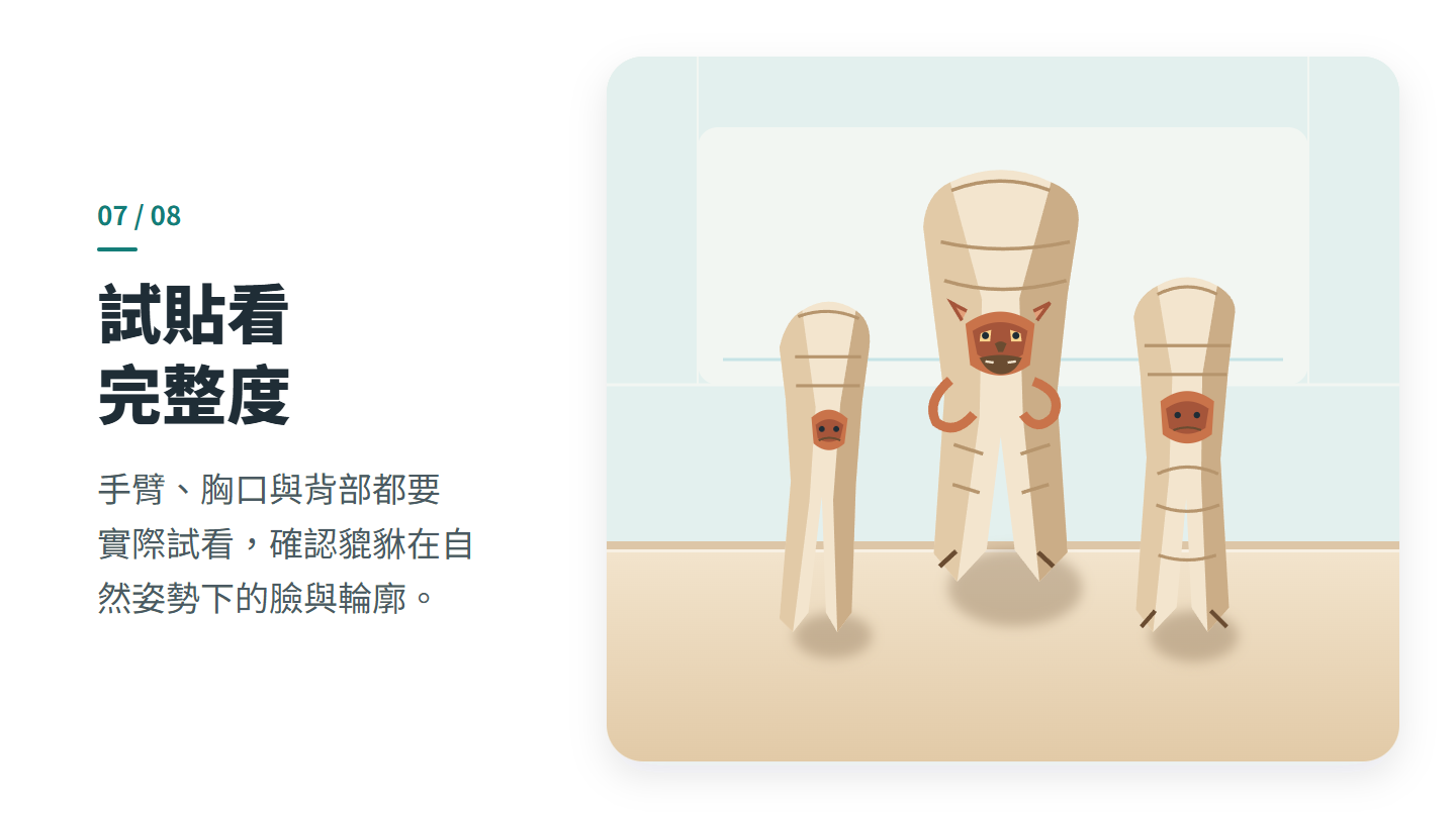 試貼看 完整度
