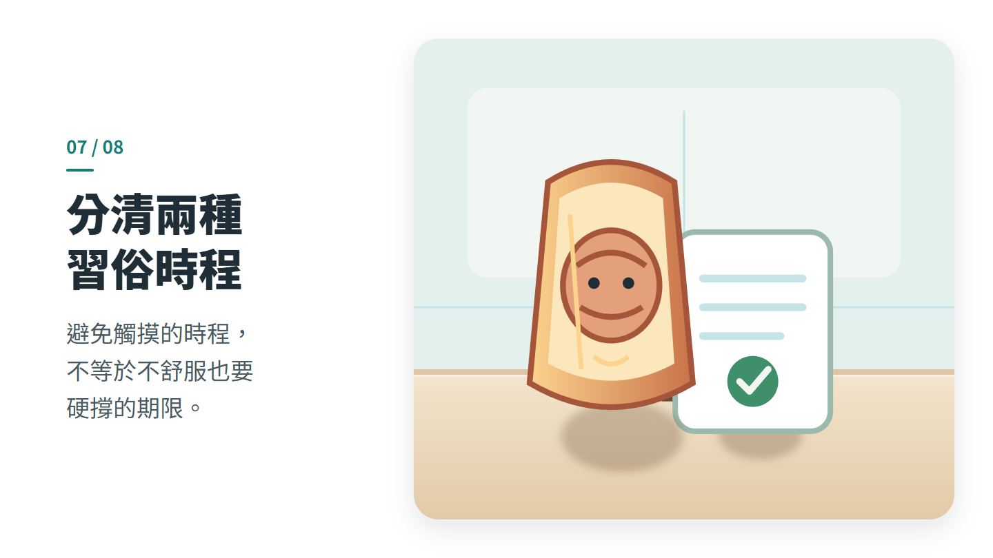 分清兩種 習俗時程