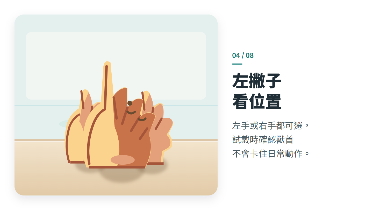 左撇子 看位置